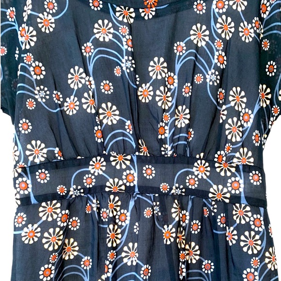 Anthropologie | NWOT Tunic Blouse or Micro Mini Dress in Floral Psychedelic S - Picture 13 of 16